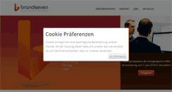 Desktop Screenshot of brandseven.de