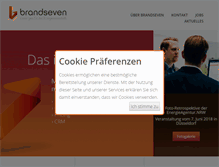 Tablet Screenshot of brandseven.de
